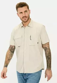 Рубашка KURZARM MIT COOLING EFFEKT camel active, бежевый