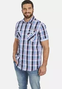 Рубашка KURZARM WENTZEL Jan Vanderstorm, темно-синий