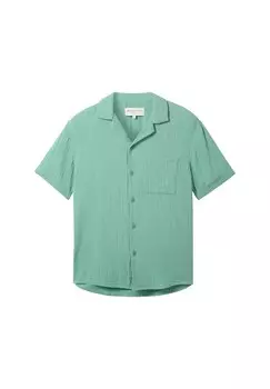 Рубашка KURZARMHEMD TOM TAILOR DENIM, зеленый
