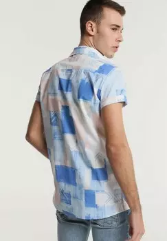 Рубашка KURZER ARMEL GESTEMPELT KOMPFORT Six Valves, мультиколор