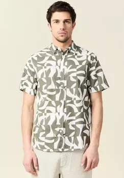 Рубашка KURZRMELIGES BONOBO Jeans, хаки