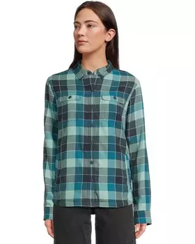Рубашка L.L.Bean Fleece-Lined Flannel Shirt, цвет Soft Juniper