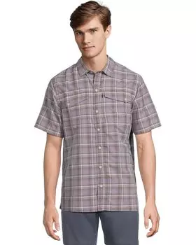 Рубашка L.L.Bean SunSmart Cool Weave Woven Short, цвет Rustic Purple/Dark Mauve