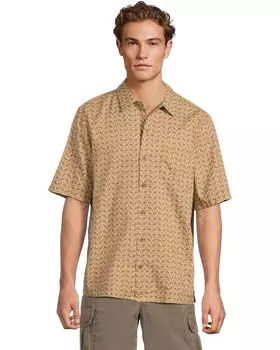 Рубашка L.L.Bean Tropics Shirt Short, цвет Toasted Coconut Medallion
