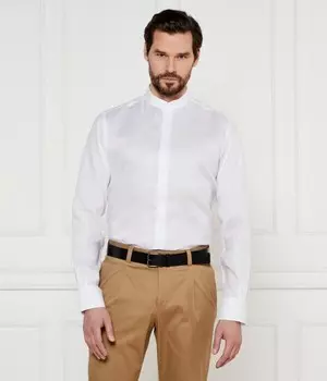 Рубашка льняная Karl Lagerfeld Modern Fit, белый