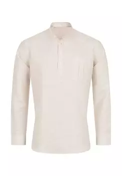 Рубашка льняная рубашка INDUMENTUM, бежевый