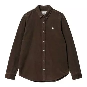 Рубашка L/S Madison Cord Shirt Carhartt Wip, цвет Schwarz/Wei