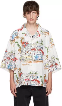 Рубашка La Casa 'La chemise Casaco' белого цвета JACQUEMUS