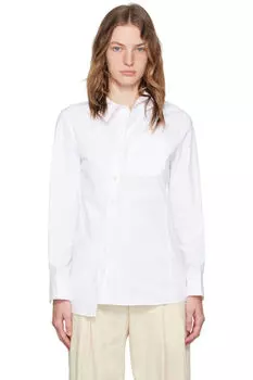 Рубашка La Casa 'La chemise Pablo' белого цвета JACQUEMUS