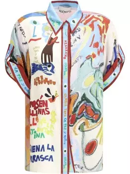 Рубашка Ла Чараска ALEMAIS, нейтральный цвет