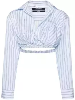 Рубашка La Chemise Bahia Courte JACQUEMUS, синий