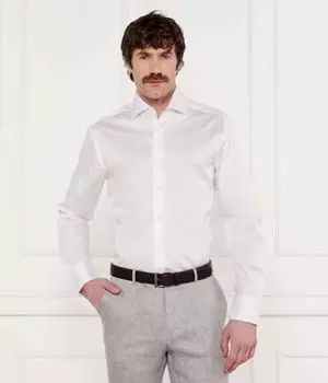 Рубашка ла-сити Slim fit Van Laack, белый