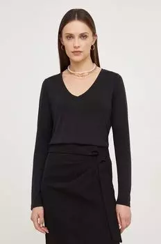 Рубашка Lab с длинными рукавами Answear Lab, черный