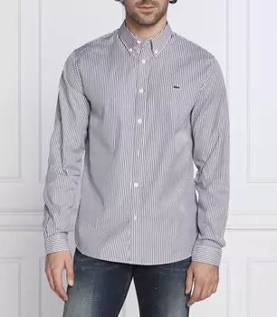 Рубашка Lacoste regular fit, темно-синий