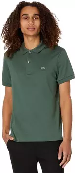 Рубашка Lacoste Short Sleeve Jersey Interlock Regular, цвет Sequoia