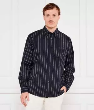 Рубашка lambey_2_m Relaxed fit Boss Orange, синий