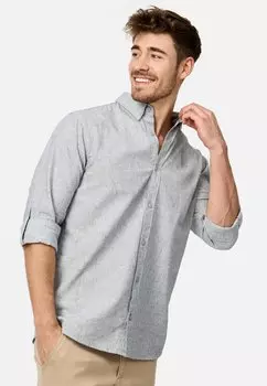 Рубашка Langarm Bran INDICODE JEANS, джинсовая ткань dk