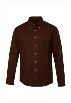 Рубашка LANGARM BUTTONDOWN-KRAGEN MODERN FIT BIS 8 XL JP1880, коричневый