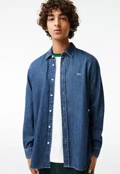 Рубашка LANGARM Lacoste, синий деним