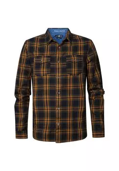 Рубашка Langarm Petrol Industries, цвет braun