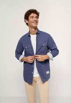 Рубашка LANGARM Polo Club, цвет navy