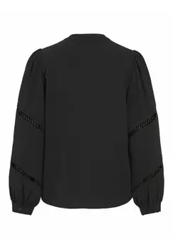 Рубашка LANGARM RUNDHALS VILA, антрацит