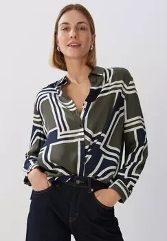 Рубашка LANGARM someday., темно-зеленый