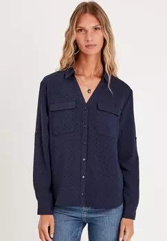Рубашка Langen rmeln Cache Cache, цвет bleu marine