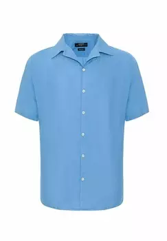 Рубашка LAPEL COLLAR SHORT SLEEVE Antioch, синий