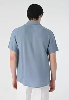 Рубашка LAPEL COLLAR SHORT SLEEVE Antioch, светло-голубой
