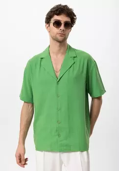 Рубашка LAPEL COLLAR SHORT SLEEVE Antioch, темно-зеленый