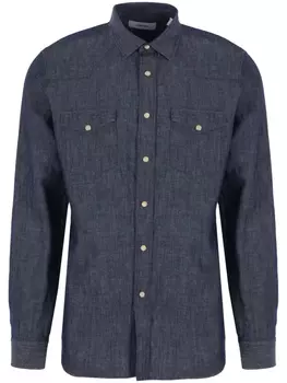 Рубашка Лардини Эссурен Lardini, синий