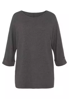 Рубашка Lascana, антрацит