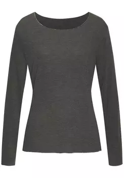 Рубашка LASCANA, антрацит