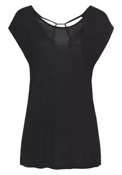 Рубашка LASCANA, черный