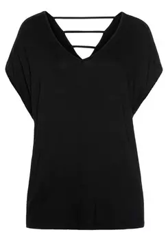 Рубашка LASCANA, черный