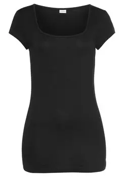 Рубашка Lascana, черный