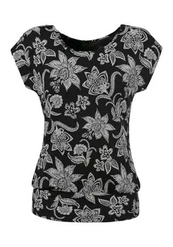 Рубашка LASCANA, черный