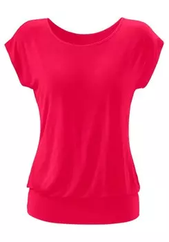 Рубашка LASCANA, красный