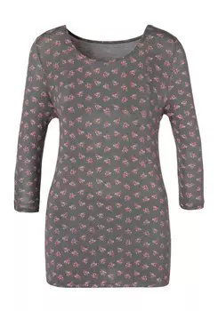 Рубашка LASCANA, серый