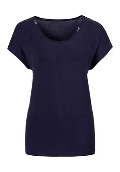 Рубашка LASCANA, темно-синий