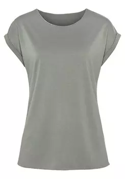 Рубашка LASCANA, темно-зеленый