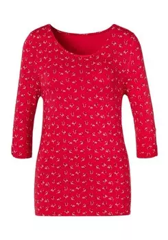 Рубашка LASCANA, вишнево-красный