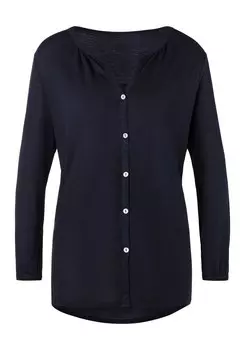 Рубашка LASCANA, военно-морской