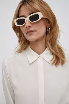 Рубашка Lauren Ralph Lauren, бежевый