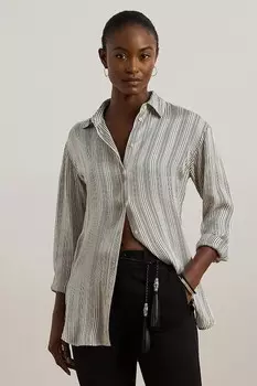 Рубашка Lauren Ralph Lauren, бежевый