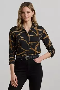 Рубашка Lauren Ralph Lauren, черный