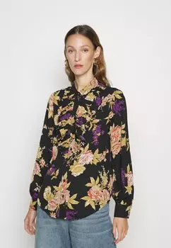 Рубашка Lauren Ralph Lauren DALISTO LONG SLEEVE BUTTON FRONT, цвет black/tan/multi