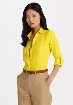 Рубашка Lauren Ralph Lauren KARRIE LONG SLEEVE, цвет lemon daff