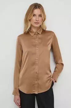 Рубашка Lauren Ralph Lauren, коричневый